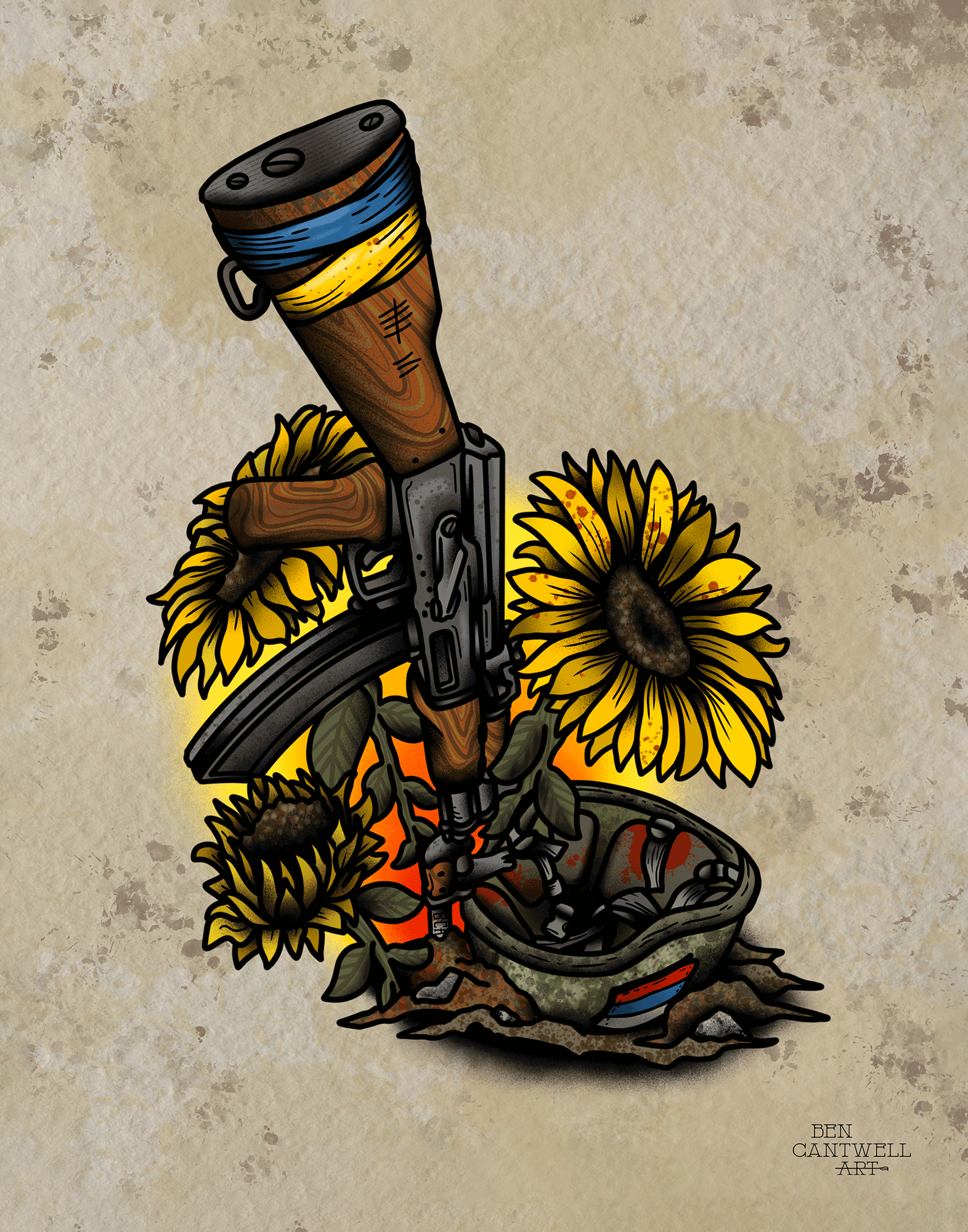 Fundraiser! - Ukrainian Sunflowers and AK