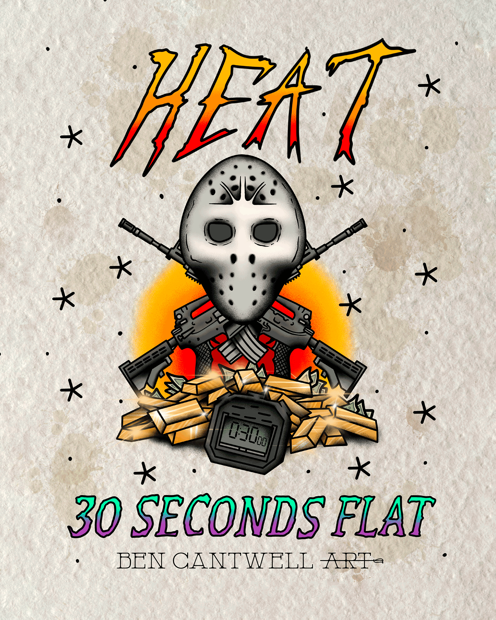 Heat-30 seconds flat
