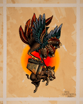3 Headed Rooster, Pig and Ammo Can