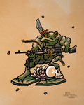240 Machine Gun Frog