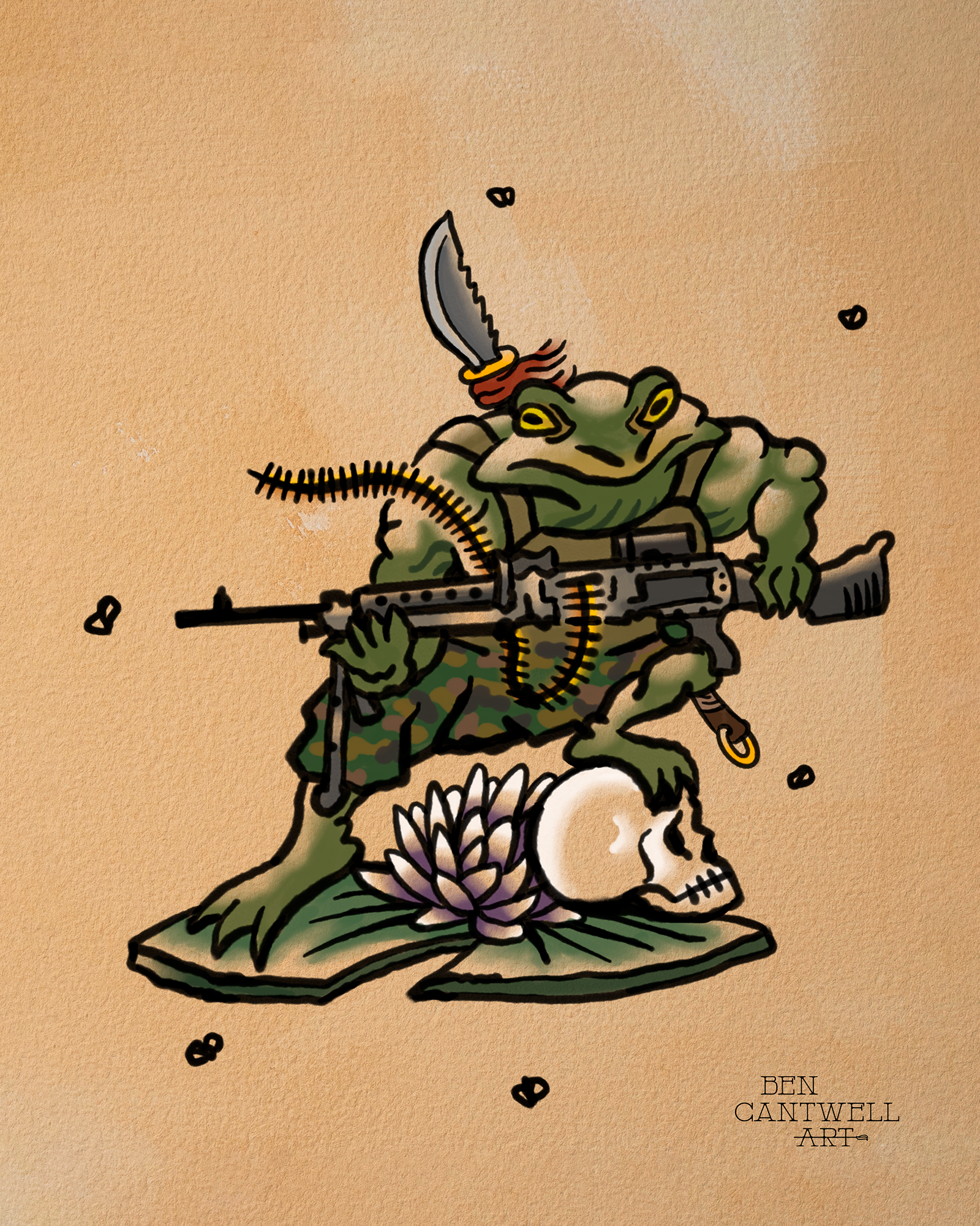 240 Machine Gun Frog