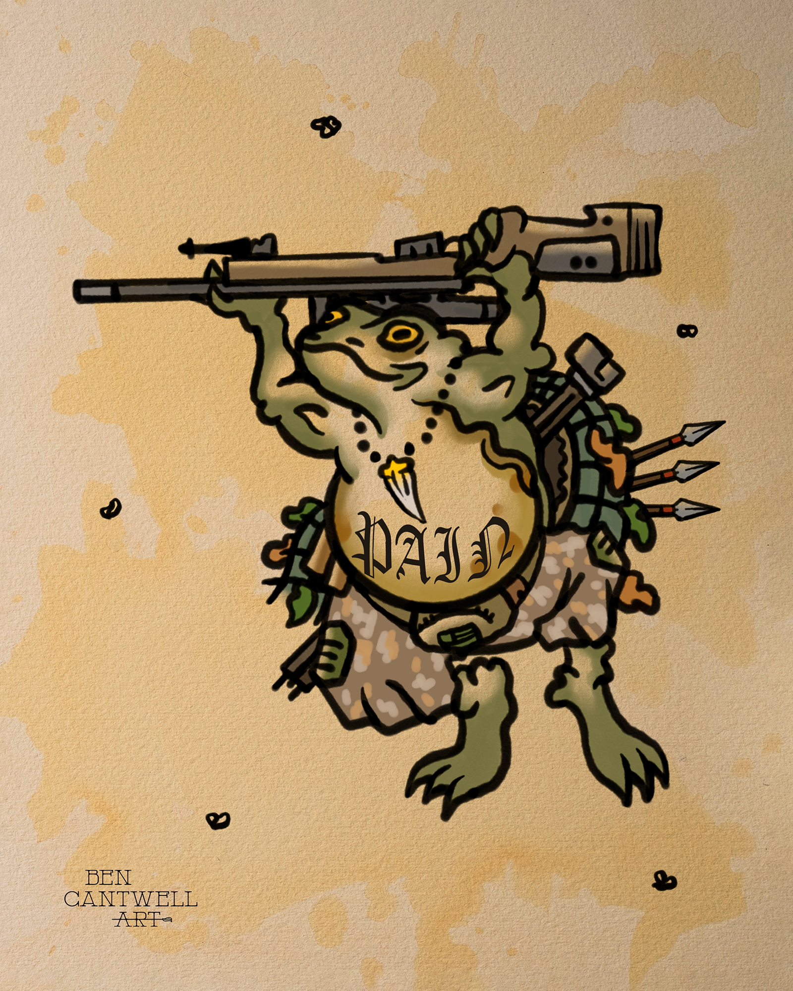 Sniper Rifle Frog