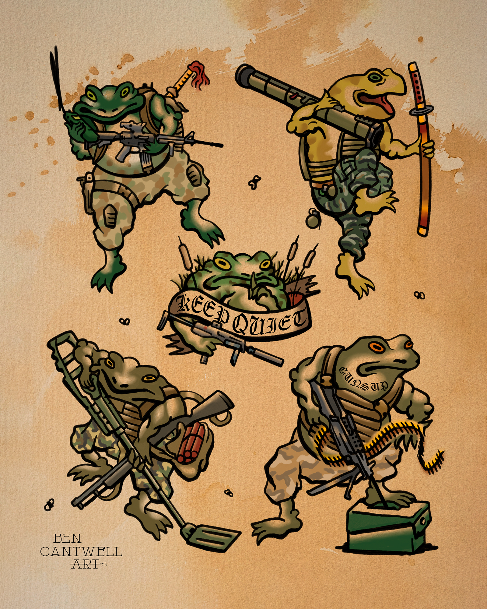amphibious warriors keep quiet