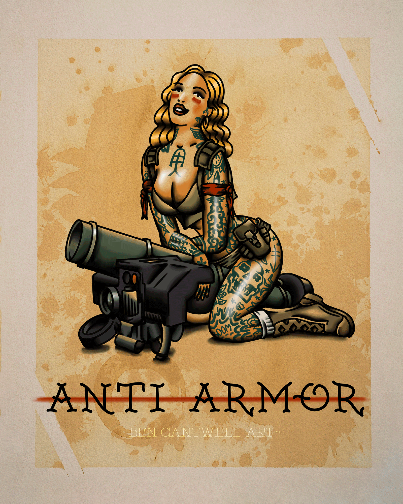 Anti Armor Pin Up