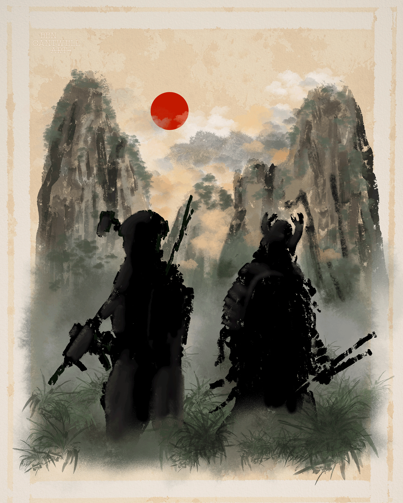 Ancient and Modern Warrior - Samurai
