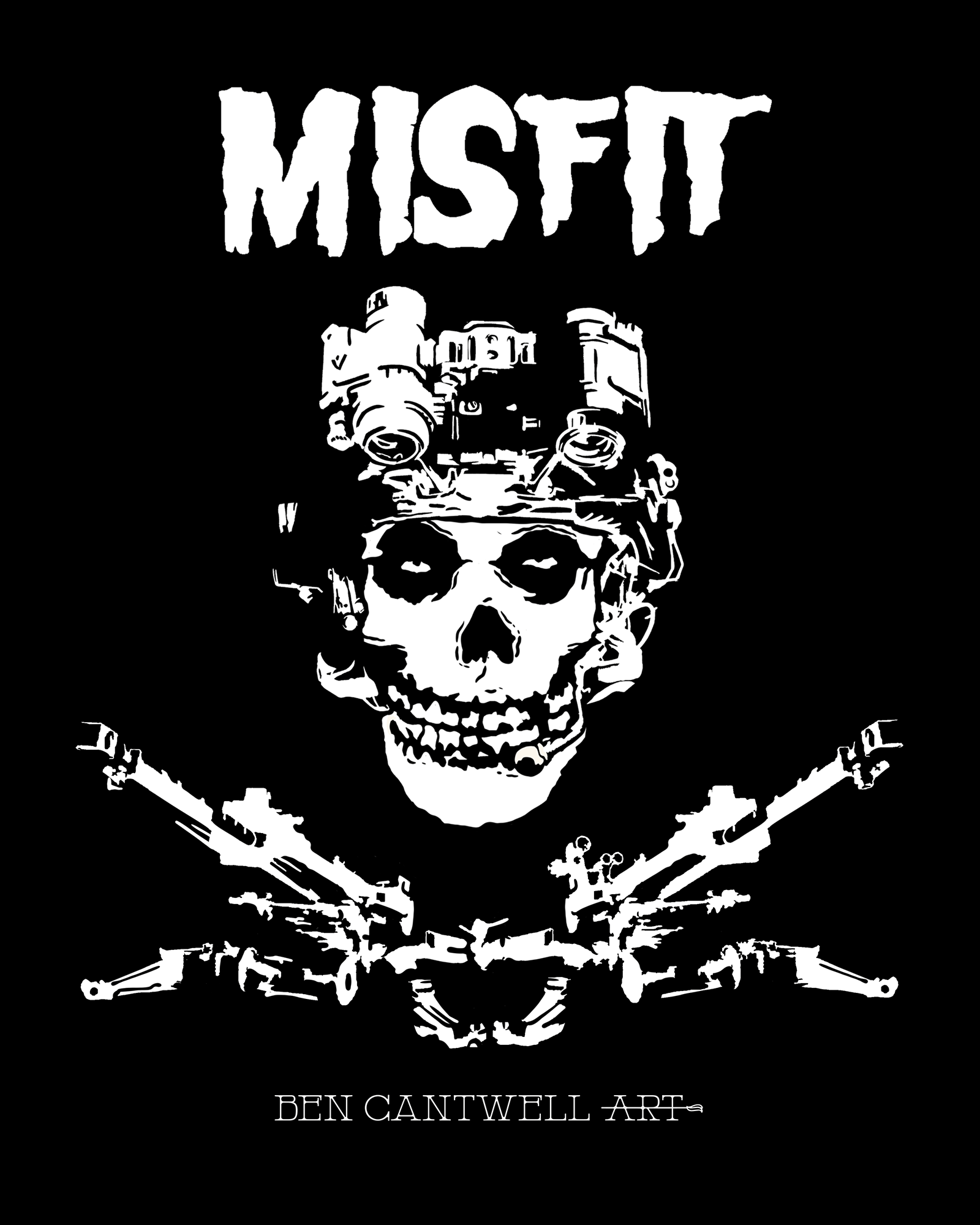 Artillery Misfit Skull