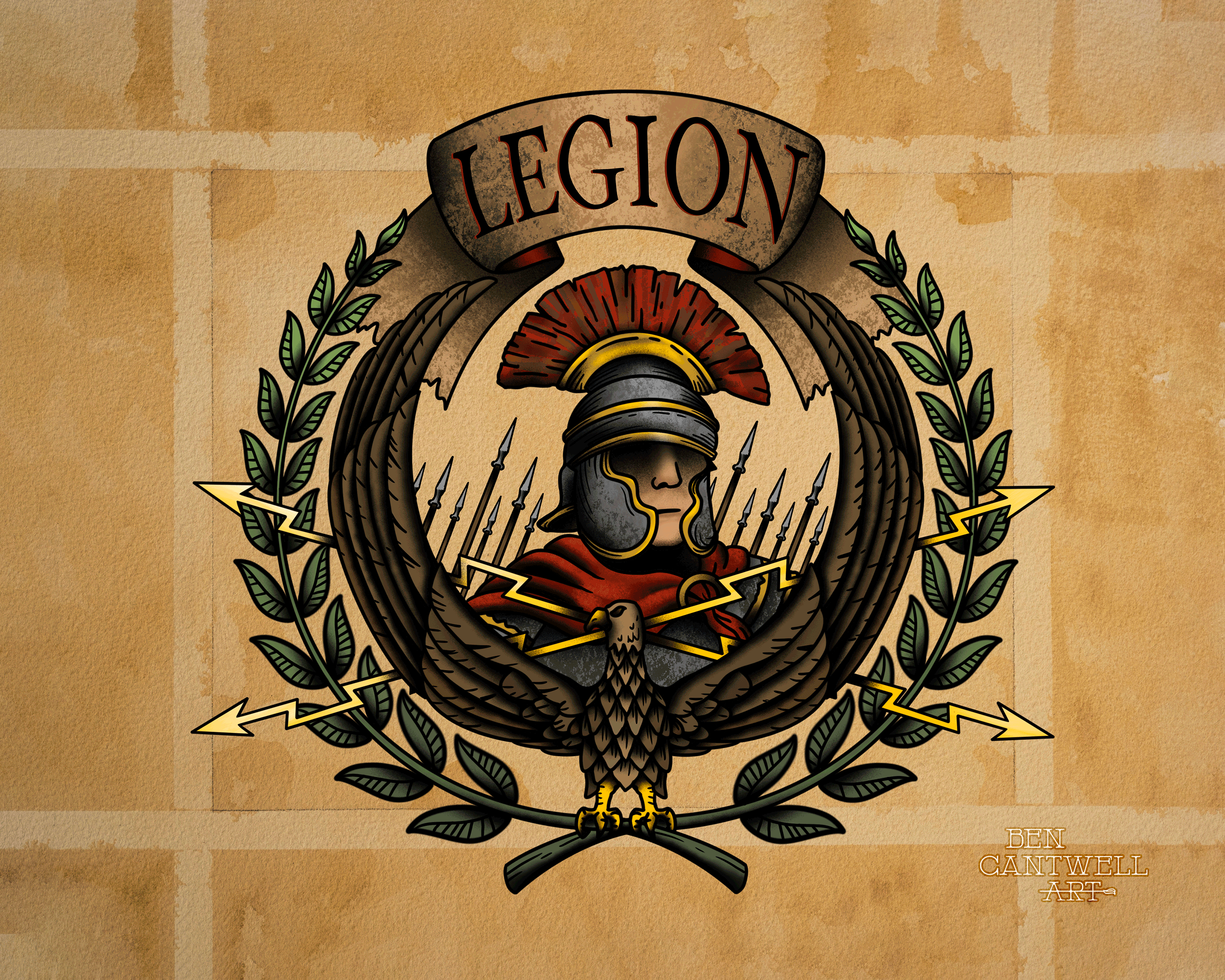 Roman soldier legion