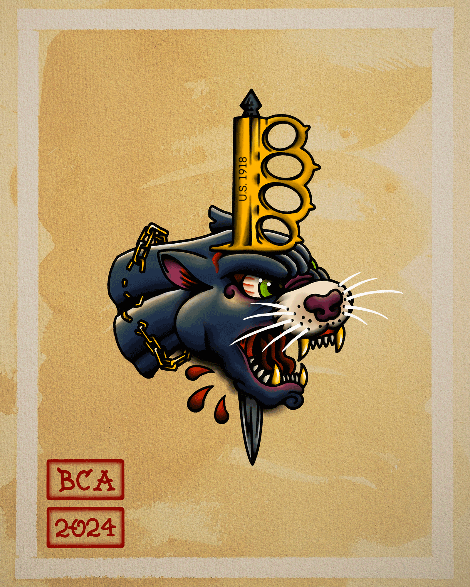 BCA 2024 Collection - Panther and Trench Knife