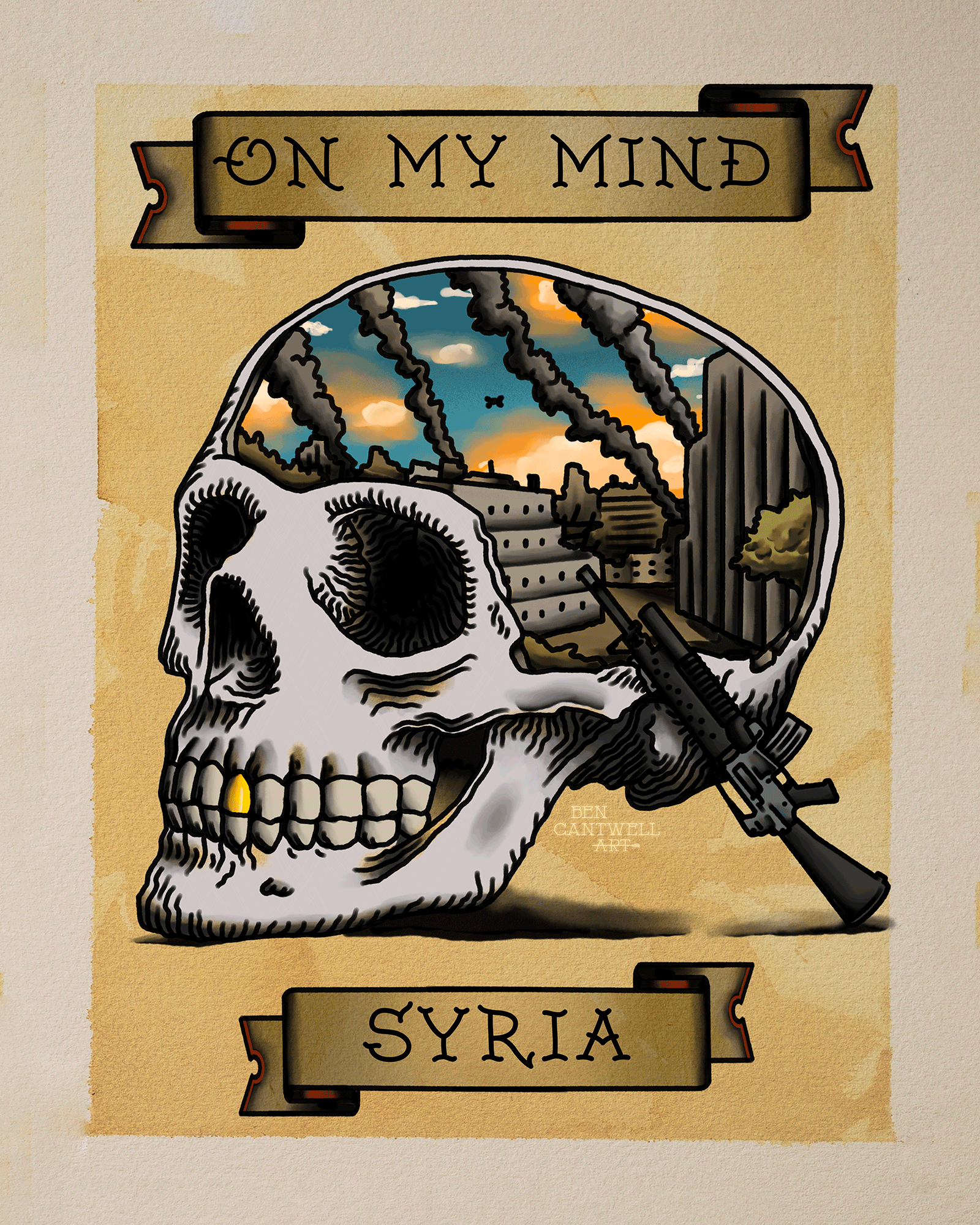 On My Mind Skull - Syria