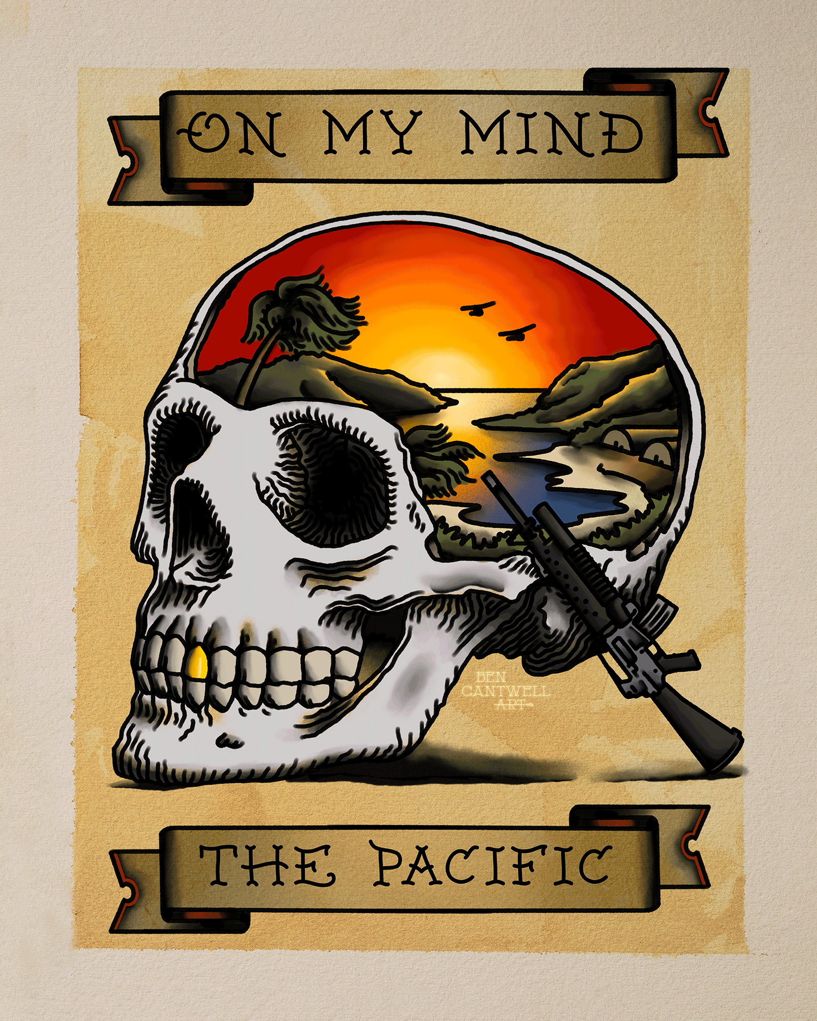 On My Mind Skull - Pacific
