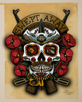 Afghanistan “Swept Away” Sugar Skull - Reborn