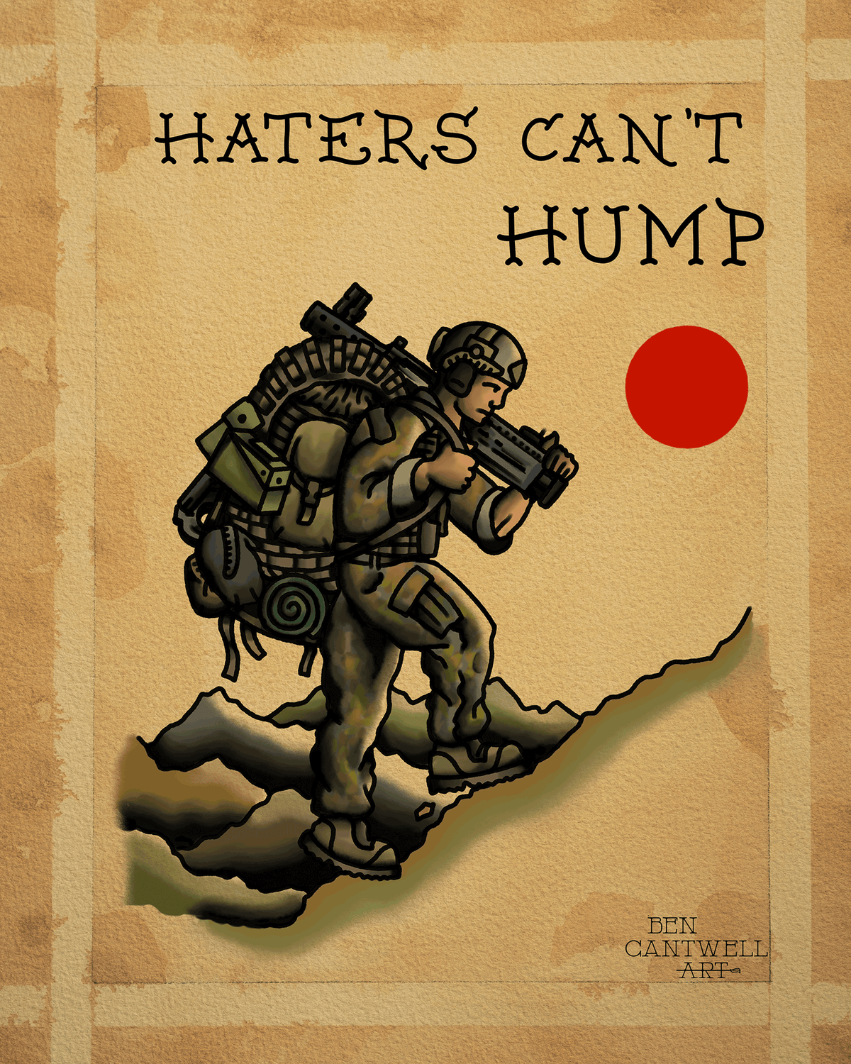 Haters Cant Hump - .50 cal machine gun