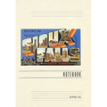 Vintage Lined Notebook Greetings from Sioux Falls