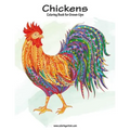 Chickens Coloring Book for Grown-Ups 1 - Paperback