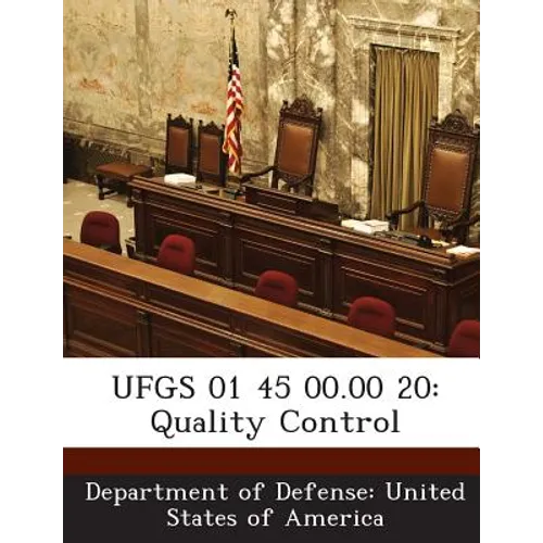Ufgs 01 45 00.00 20: Quality Control - Paperback