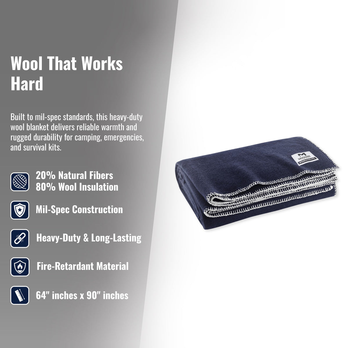 Camping Wool Blanket