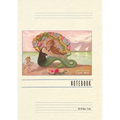 Vintage Lined Notebook Greetings from Cape May, Mermaid with Cherub