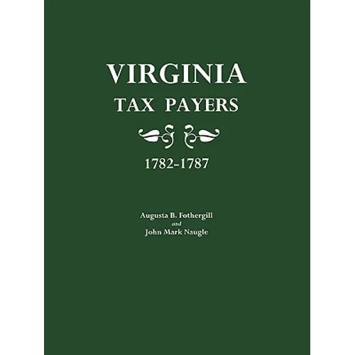 Virginia Tax Payers 1782-1787