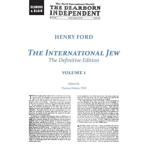 The International Jew: The Definitive Edition (Volume One)