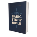 Niv, Basic Study Bible, Economy Edition, Paperback, Blue, Red Letter - Paperback