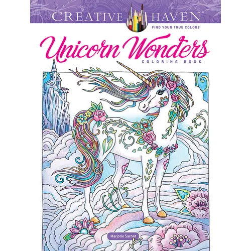 Creative Haven Unicorn Wonders Coloring Book - Paperback