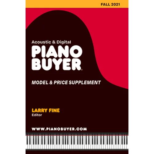 Piano Buyer Model & Price Supplement / Fall 2021 - Paperback