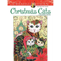 Creative Haven Christmas Cats Coloring Book - Paperback