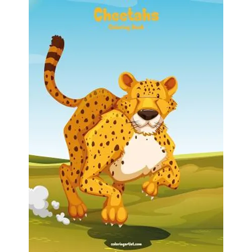 Cheetahs Coloring Book 1 - Paperback