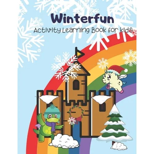 Winterfun: Activity Learning Book for kids 4-6 (alphabets and numbers) - Paperback