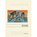 Vintage Lined Notebook Greetings from Chicago, Illinois - Paperback