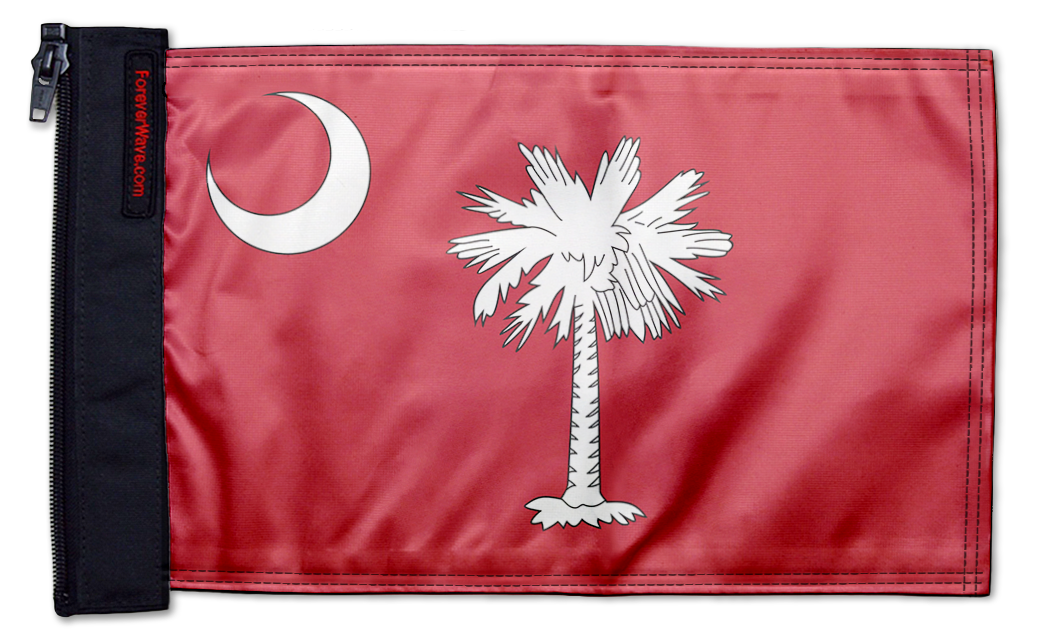 State Flag South Carolina Big Red 12"x18" Forever Wave Flag