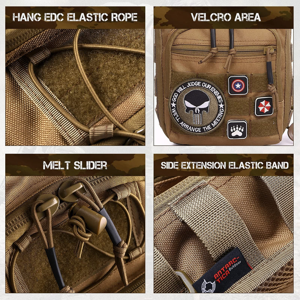 Military Anti-Cut Waterproof Tactical Range Sling Bag