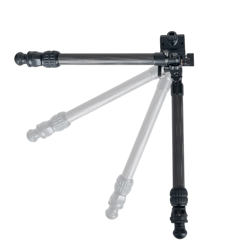 Linkogear HB-C06ML Carbon Fiber Bipod 7.5"-25.9" Arca & Picatinny