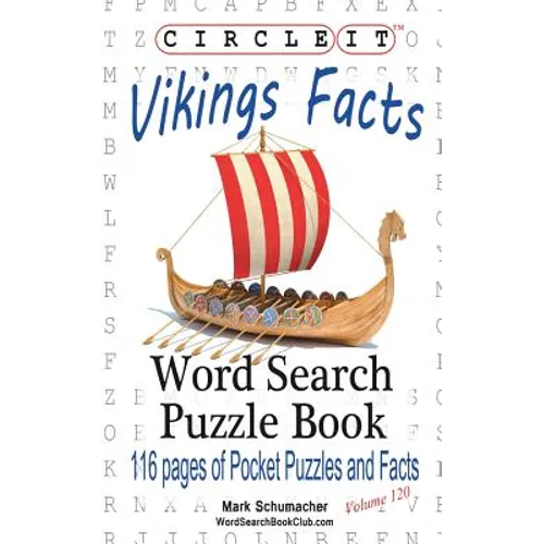 Circle It, Vikings Facts, Word Search, Puzzle Book - Paperback