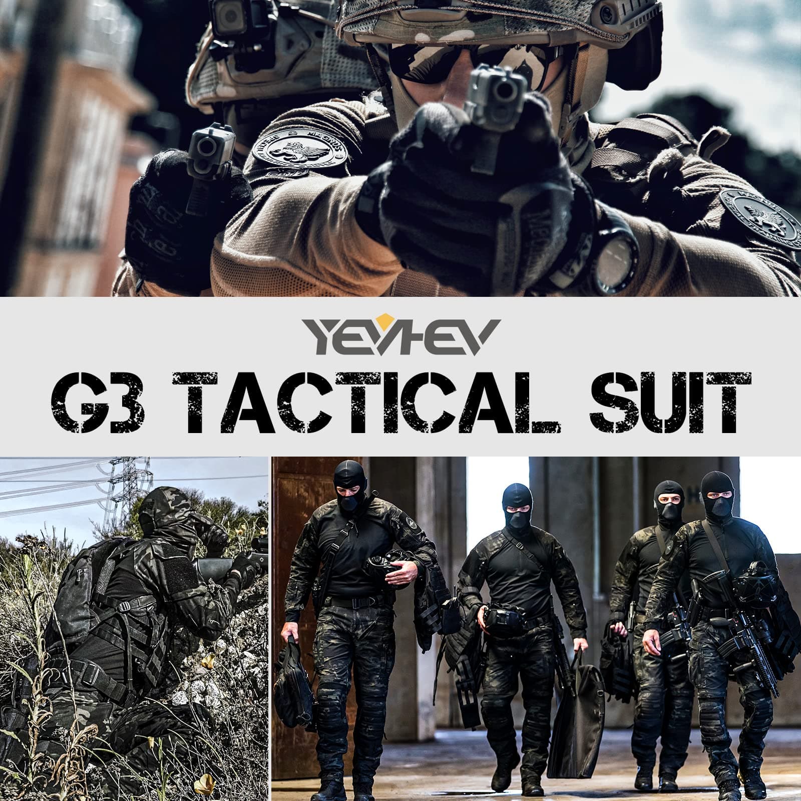 Army Tactical Desert Combat Shirt With Elbow Pad - G3