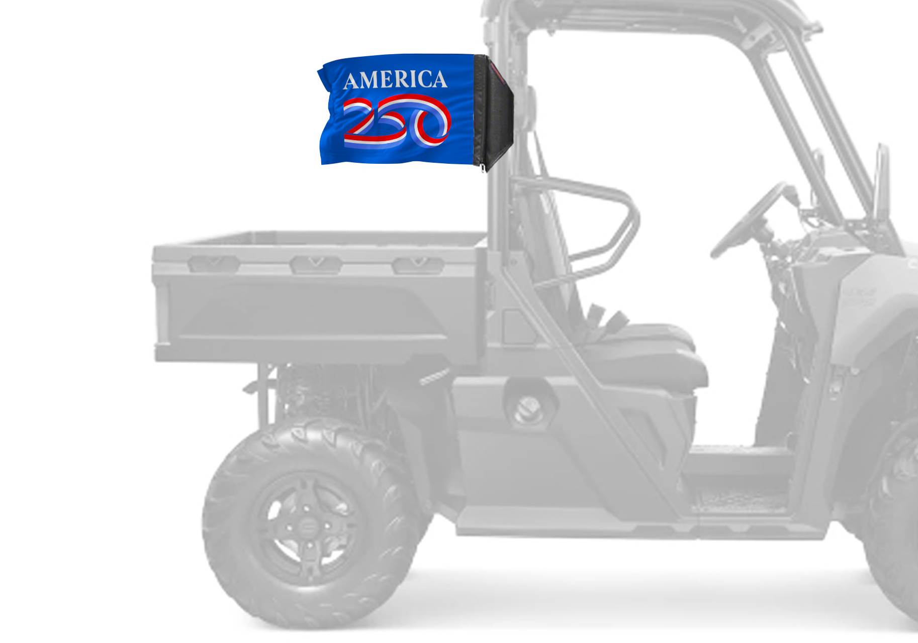 America 250 12"x18" Forever Wave Flag for UTVs