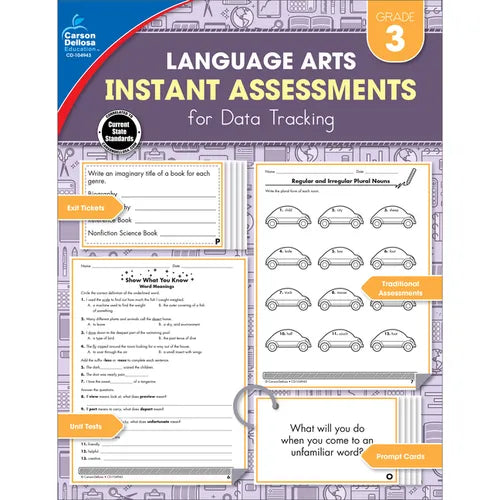 Instant Assessments for Data Tracking, Grade 3: Language Arts - Paperback