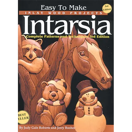 Easy to Make Inlay Wood Projects--Intarsia: A Complete Manual with Patterns - Paperback