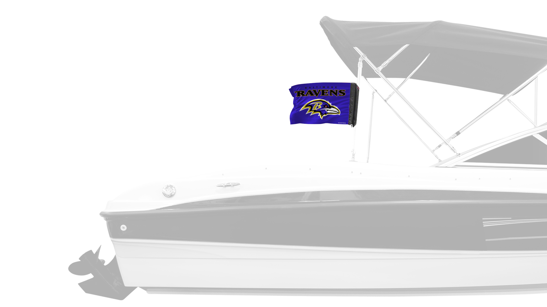 Baltimore Ravens 11"x17" Forever Wave Flag