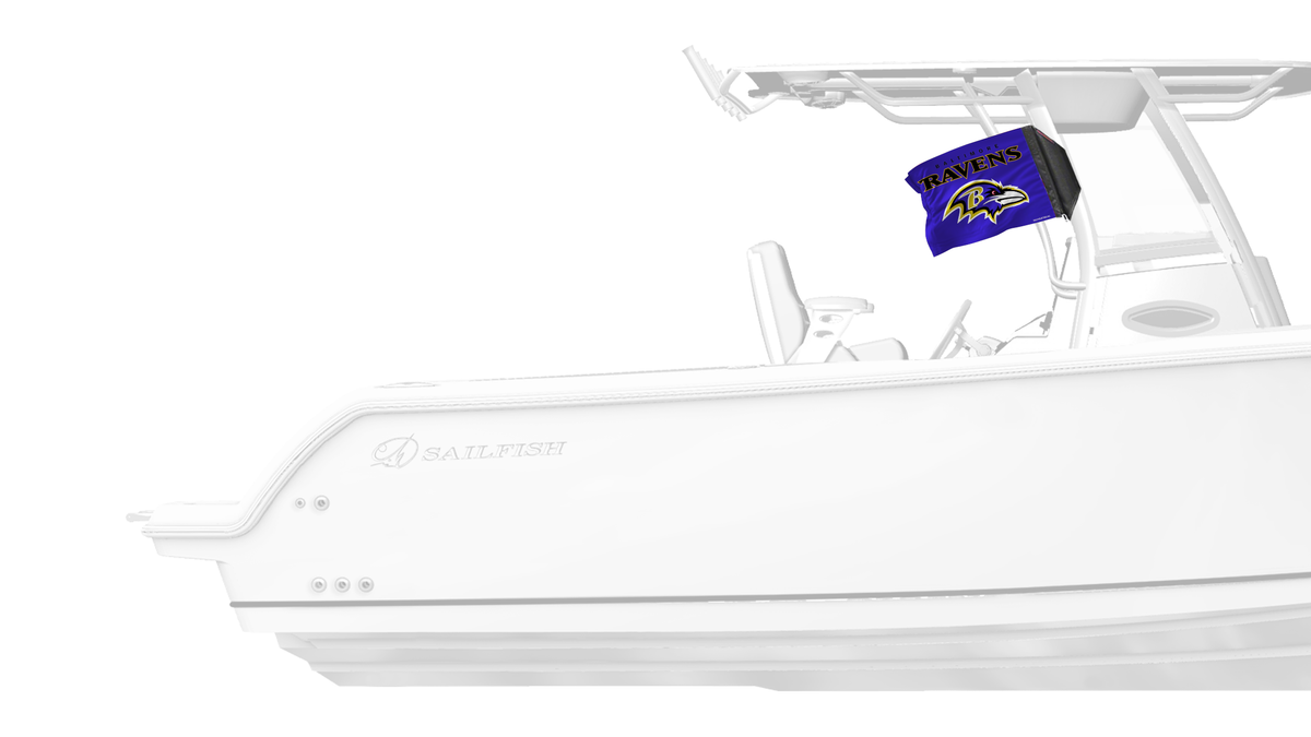 Baltimore Ravens 11"x17" Forever Wave Flag