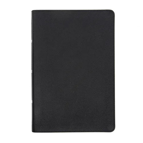 NASB Giant Print Reference Bible, Black Genuine Leather, Indexed - Leather