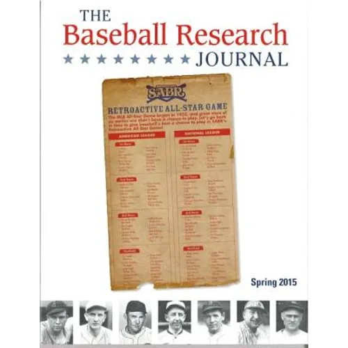 Baseball Research Journal (BRJ), Volume 44 #1 - Paperback