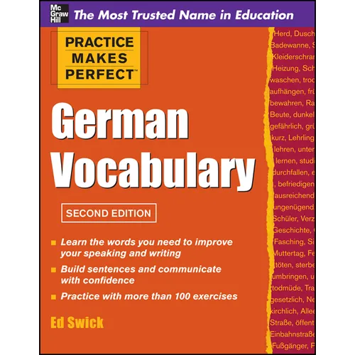 Pmp German Vocabulary 2e - Paperback