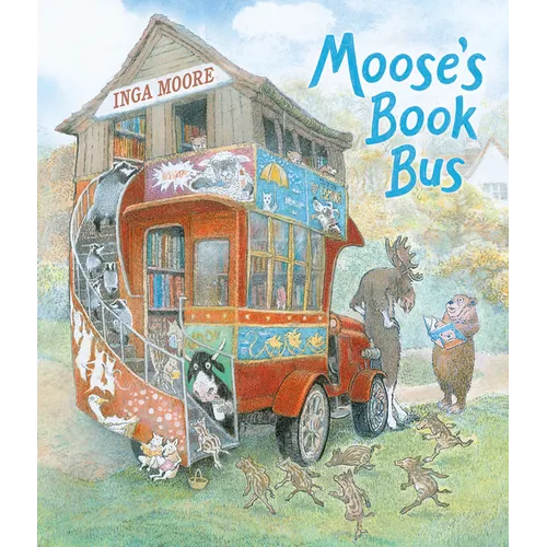 Moose's Book Bus - Hardcover