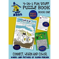 4 in 1 Fun Stuff Puzzle Book - Paperback