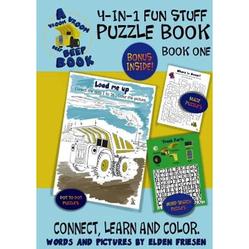 4 in 1 Fun Stuff Puzzle Book - Paperback