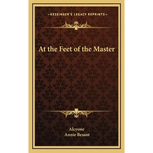 At the Feet of the Master - Hardcover
