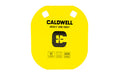 Caldwell AR500 |  Gong Target |  5" |  Steel |  Yellow