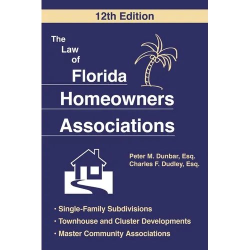 Law of Florida Homeowners Association - Paperback