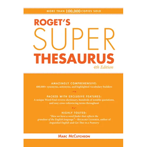 Roget's Super Thesaurus - Paperback
